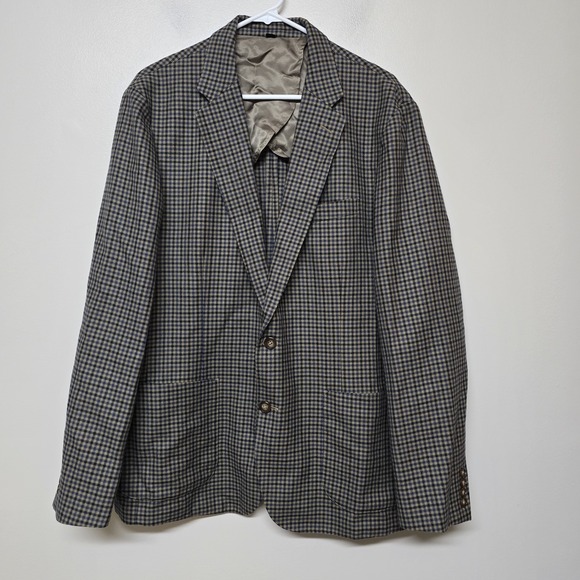 J. Crew Ludlow MOON Worsted Unstructured Blazer‎ Jacket Woven England Mens 44R